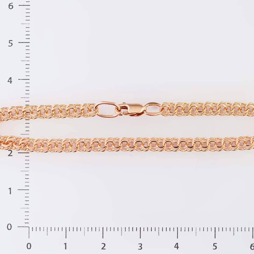 Браслет из красного золота 585 пробы