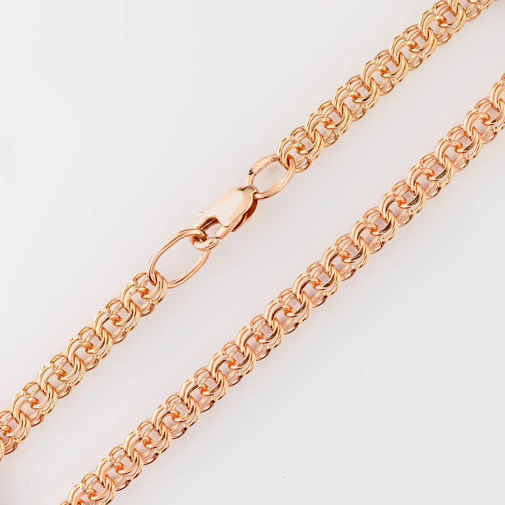 Браслет из красного золота 585 пробы