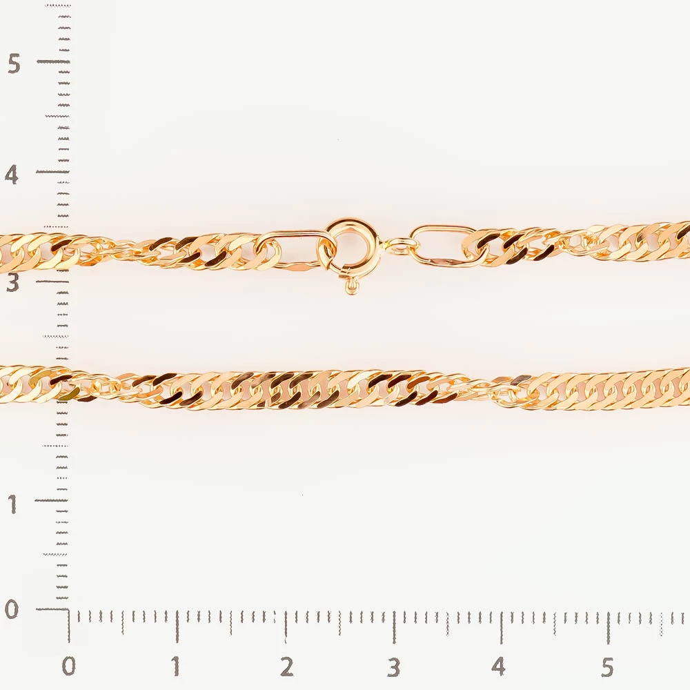 Браслет из красного золота 585 пробы