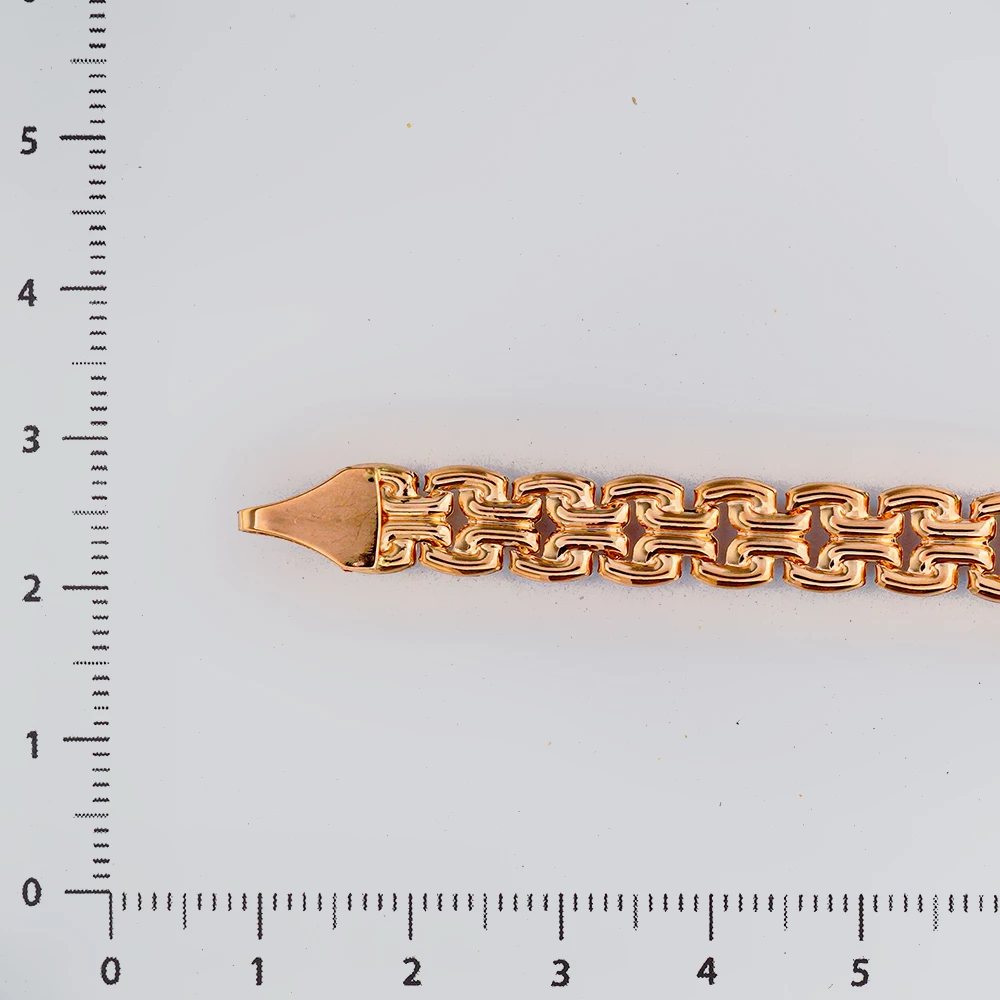 Браслет из красного золота 585 пробы