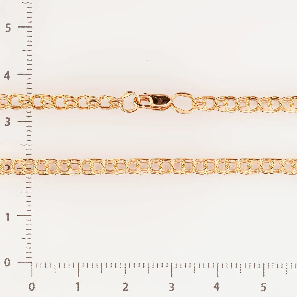 Браслет из красного золота 585 пробы