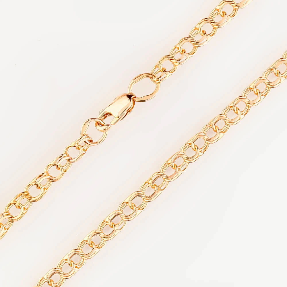 Браслет из красного золота 585 пробы