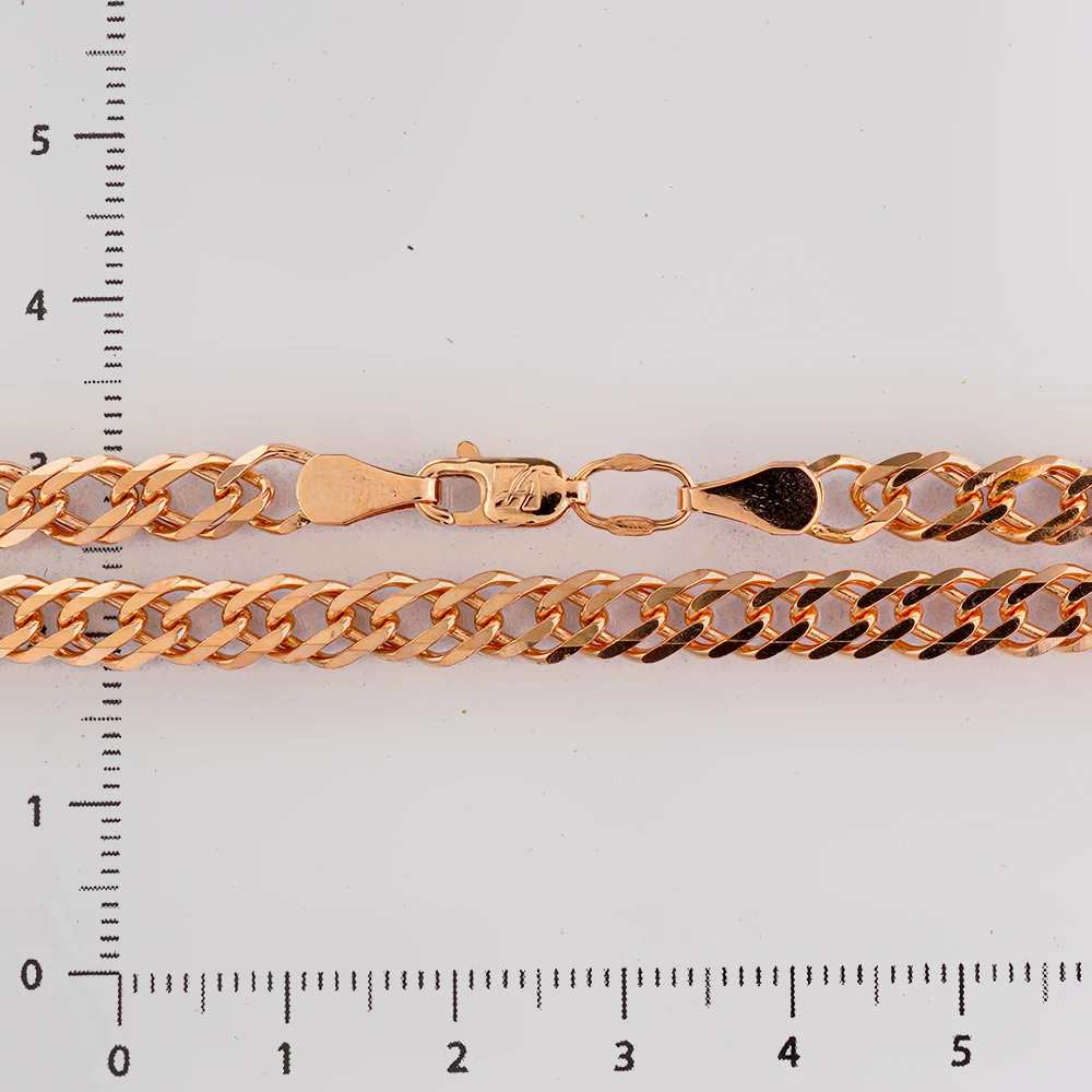 Браслет из красного золота 585 пробы