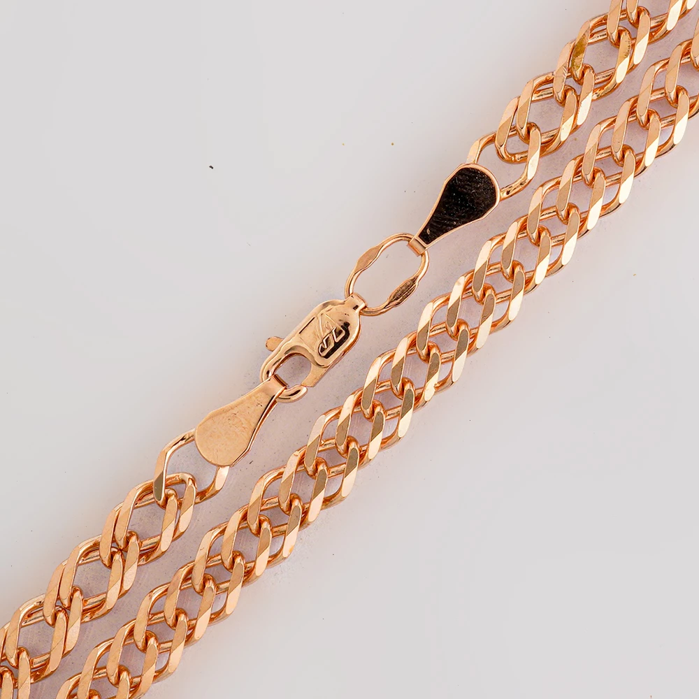 Браслет из красного золота 585 пробы