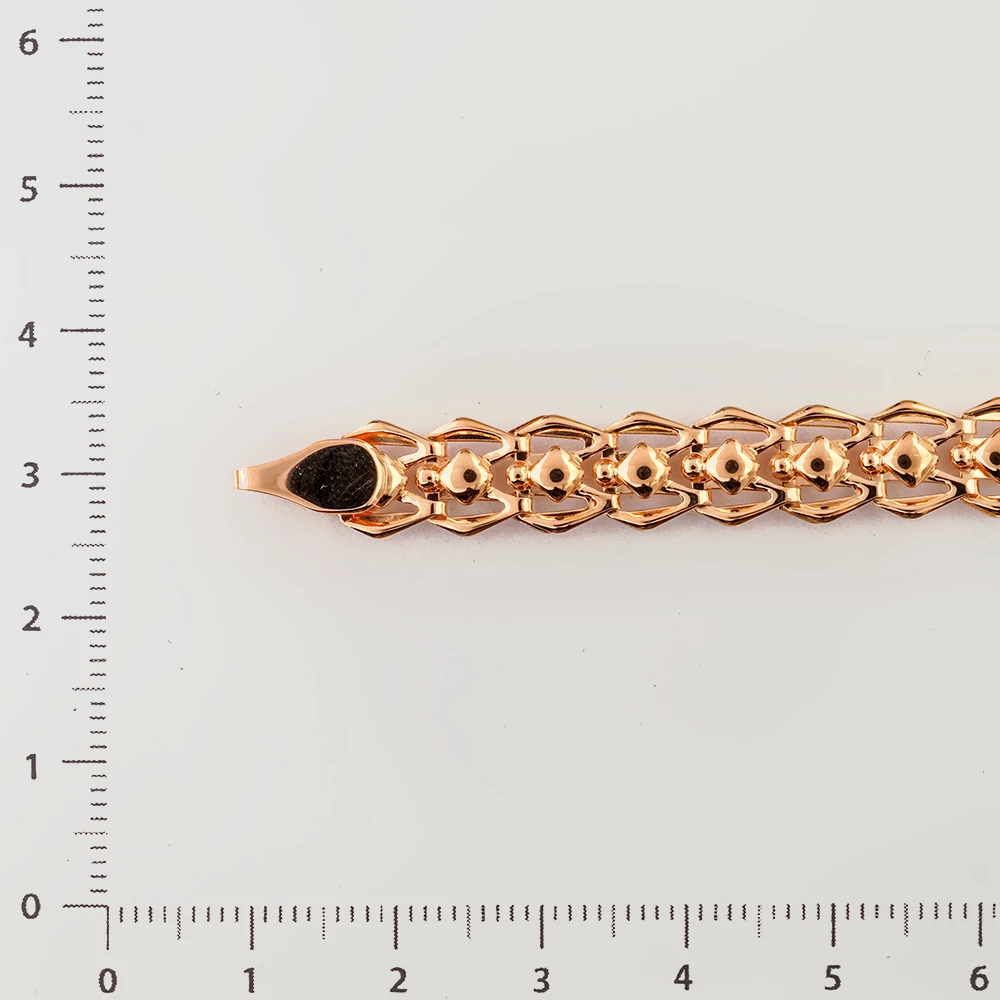 Браслет из красного золота 585 пробы