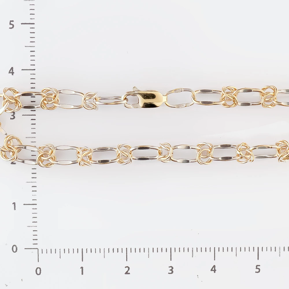 Браслет из белого золота 585 пробы