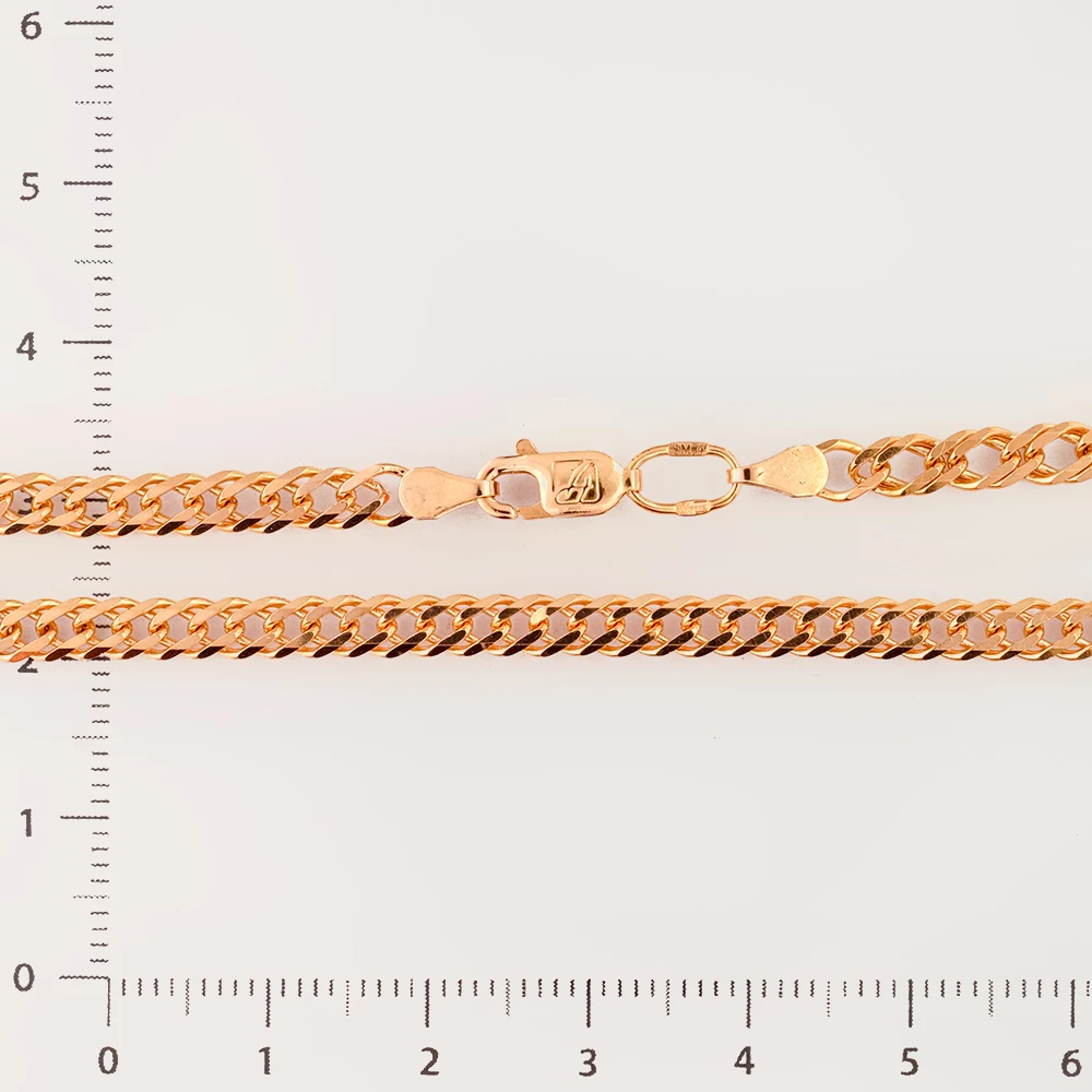 Браслет из красного золота 585 пробы