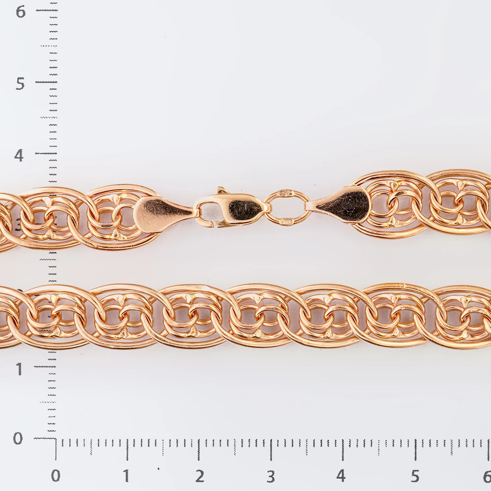 Браслет из красного золота 585 пробы