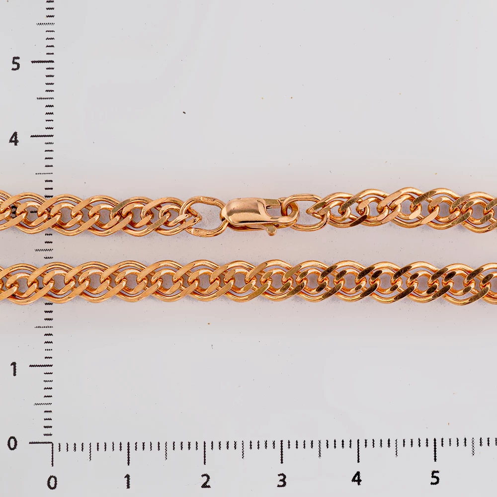 Браслет из красного золота 585 пробы