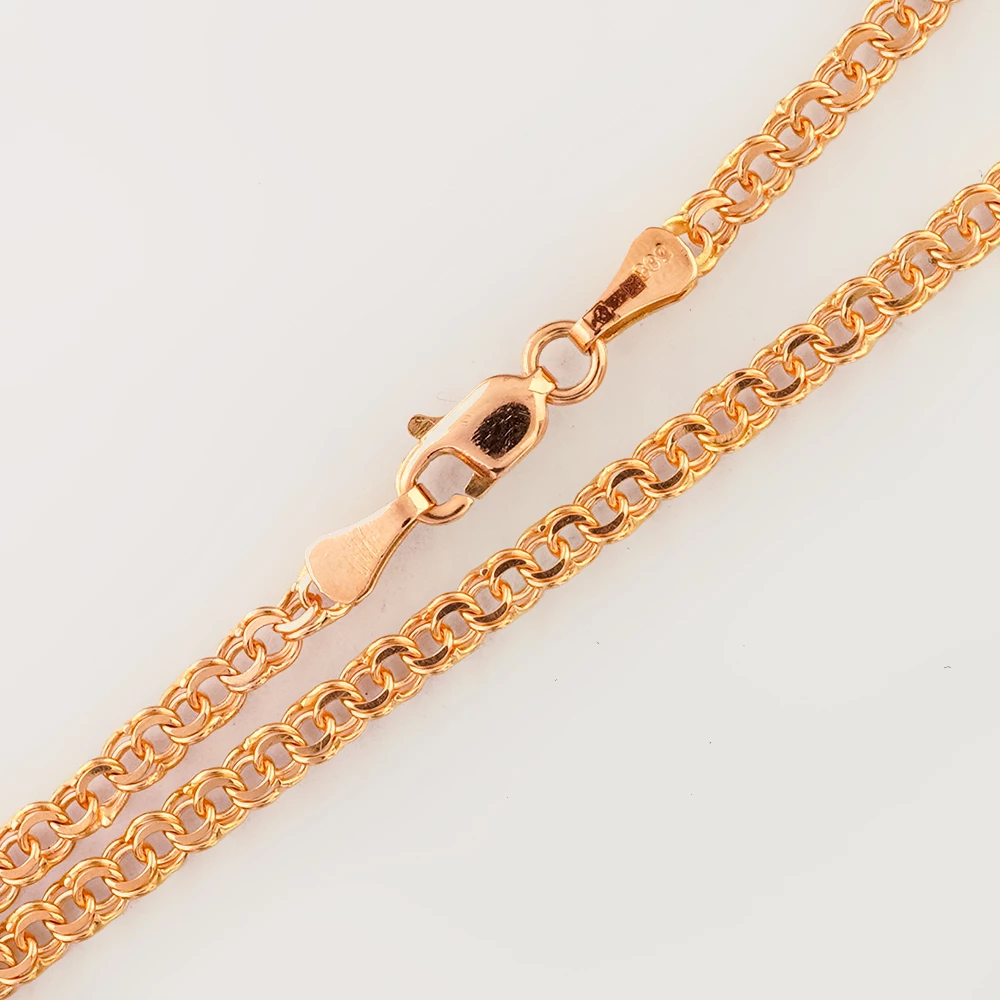 Браслет из красного золота 585 пробы