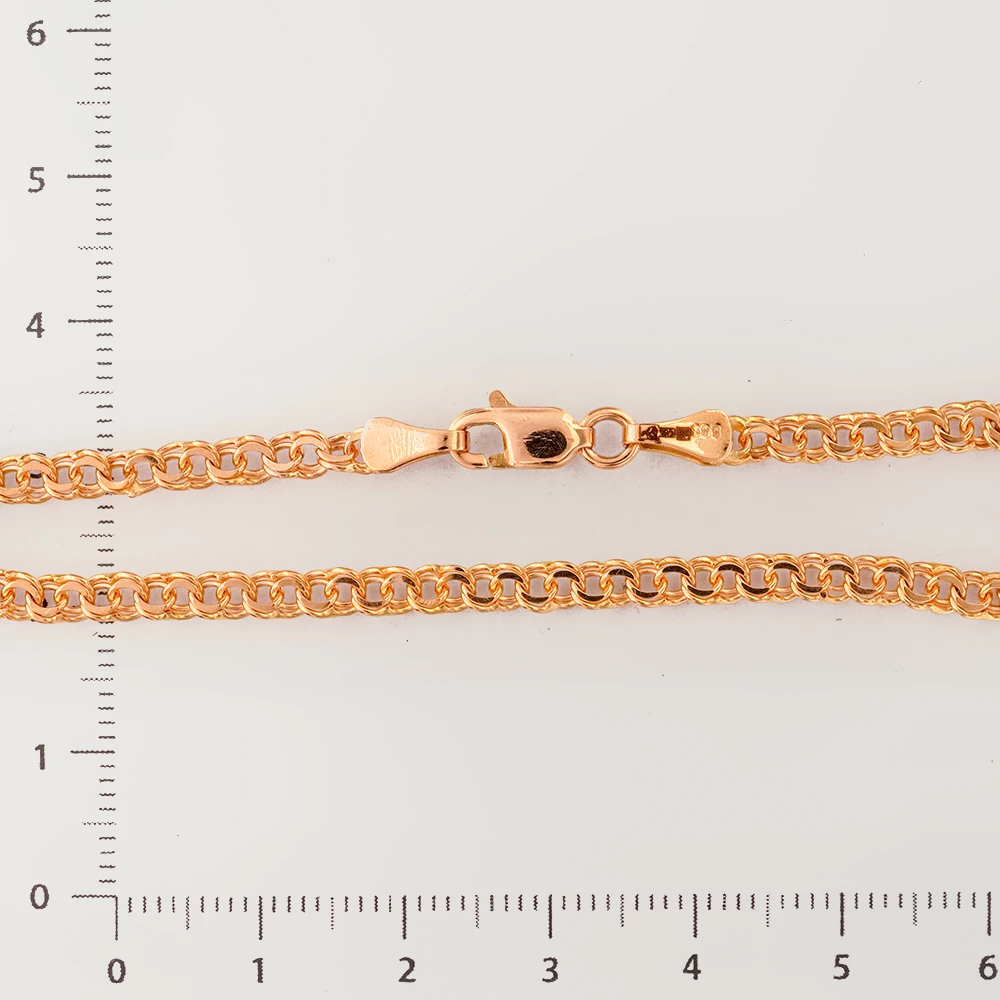 Браслет из красного золота 585 пробы