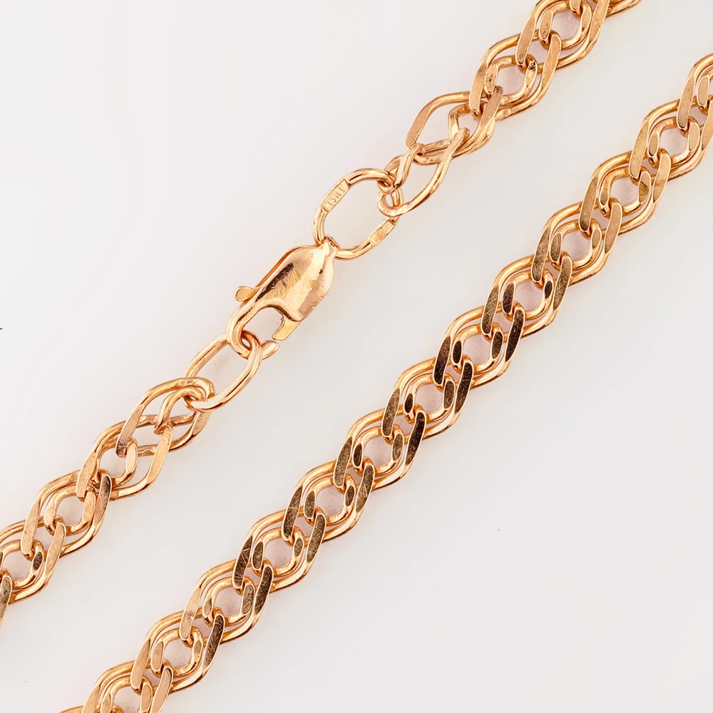 Браслет из красного золота 585 пробы