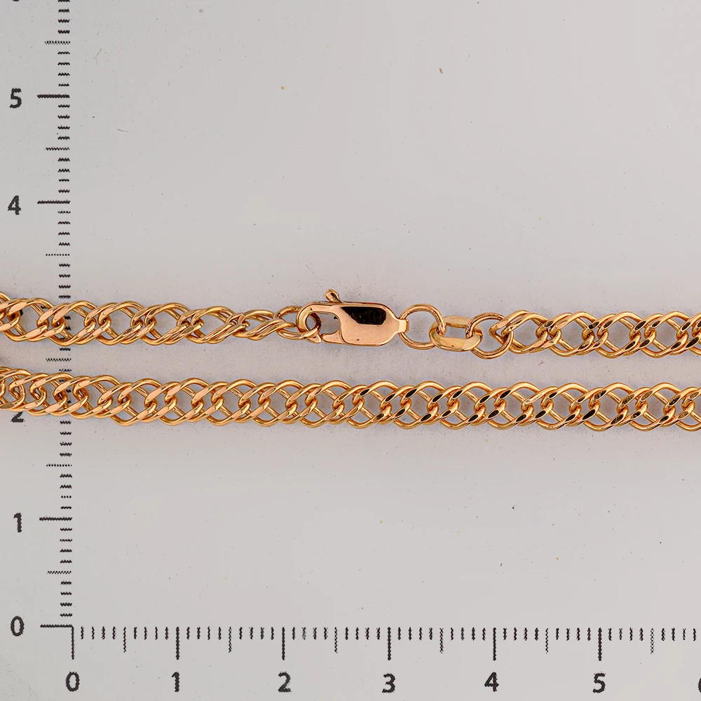 Браслет из красного золота 585 пробы