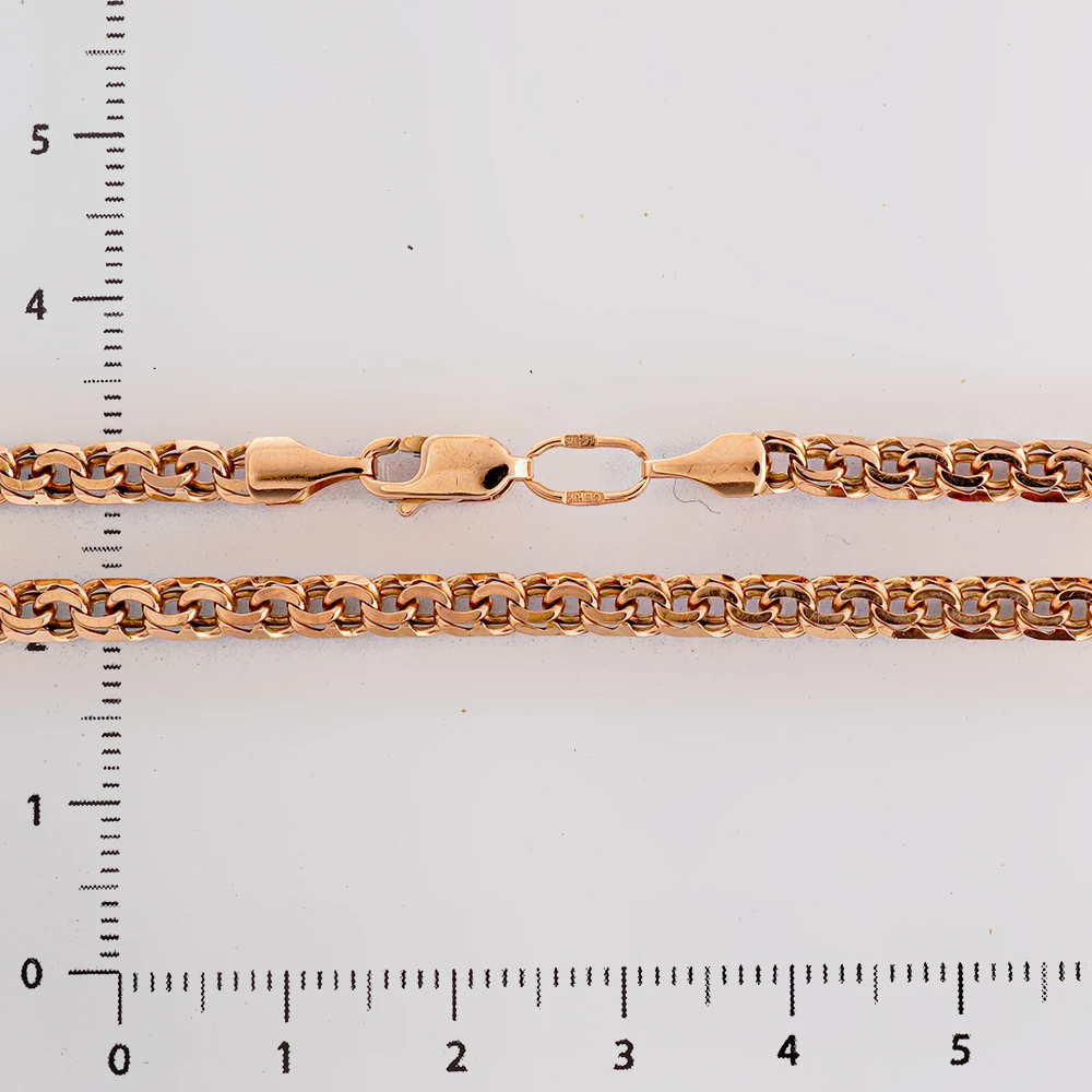 Браслет из красного золота 375 пробы