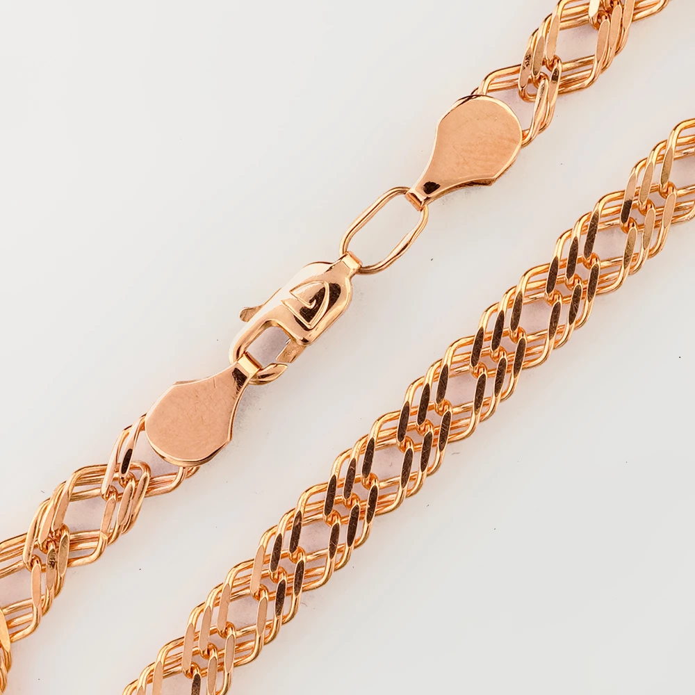 Браслет из красного золота 585 пробы