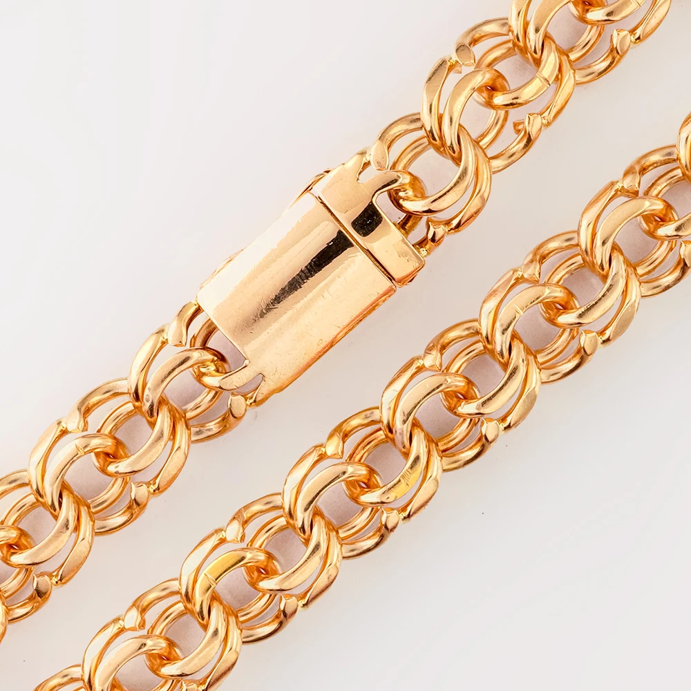 Браслет из красного золота 585 пробы