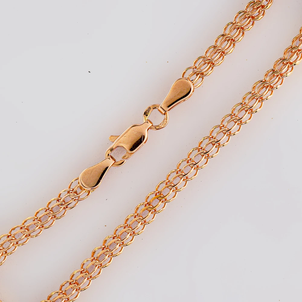 Браслет из красного золота 585 пробы