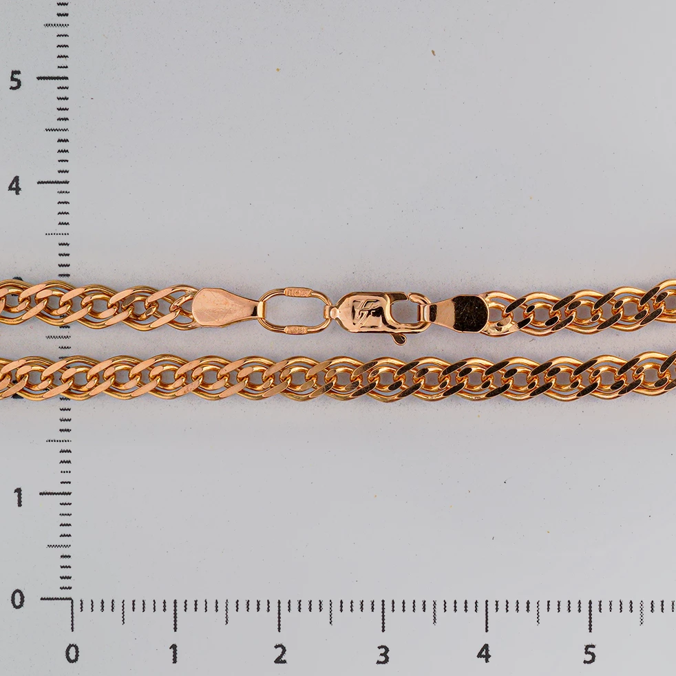 Браслет из красного золота 585 пробы