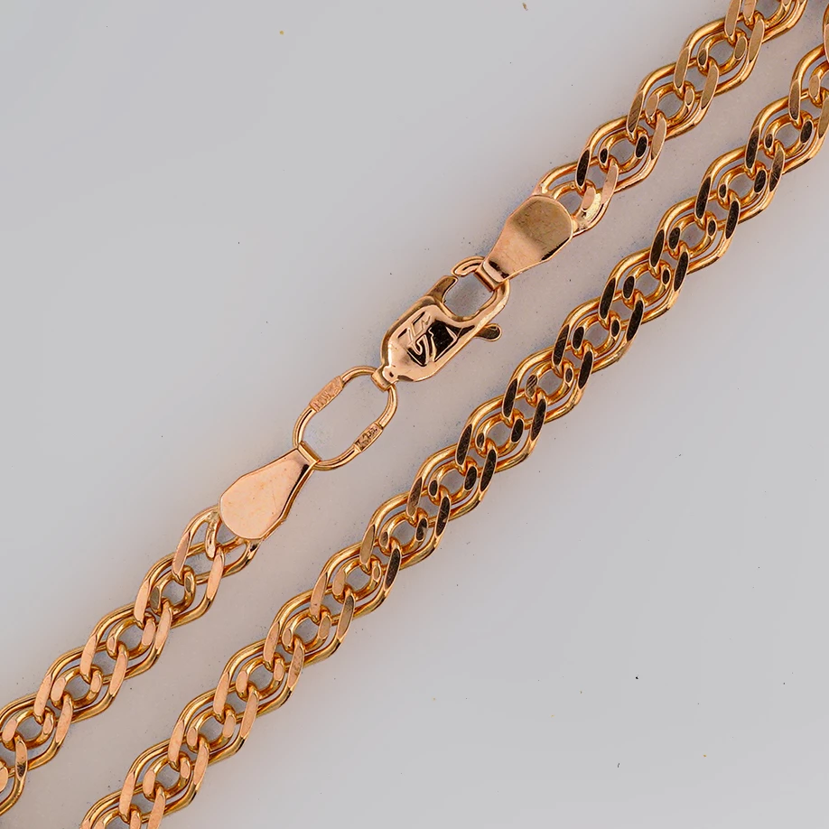 Браслет из красного золота 585 пробы