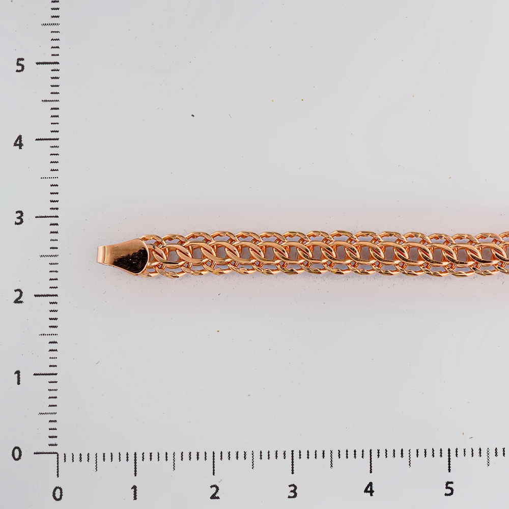 Браслет из красного золота 585 пробы