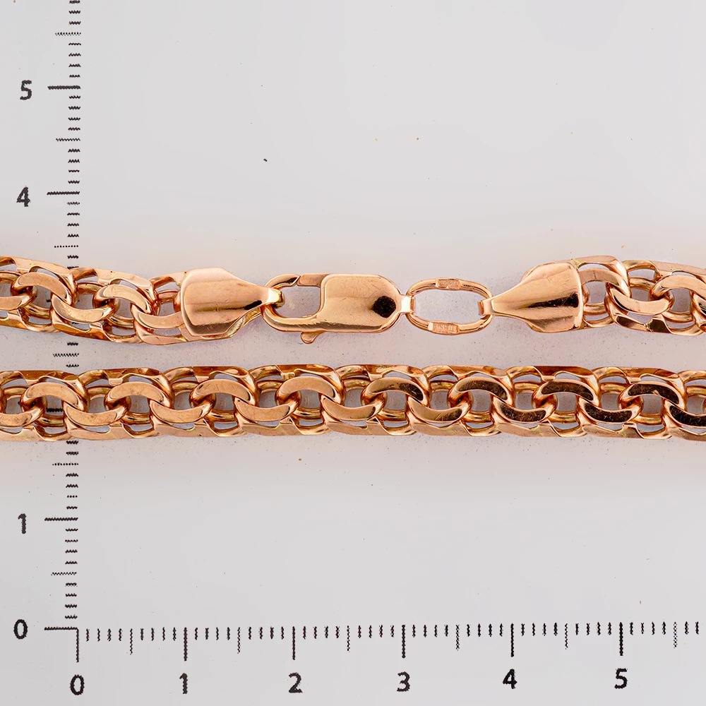 Браслет из красного золота 375 пробы