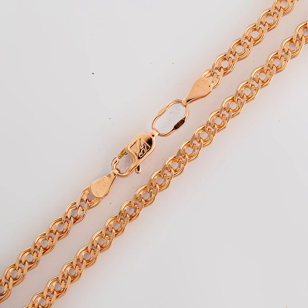 Браслет из красного золота 585 пробы