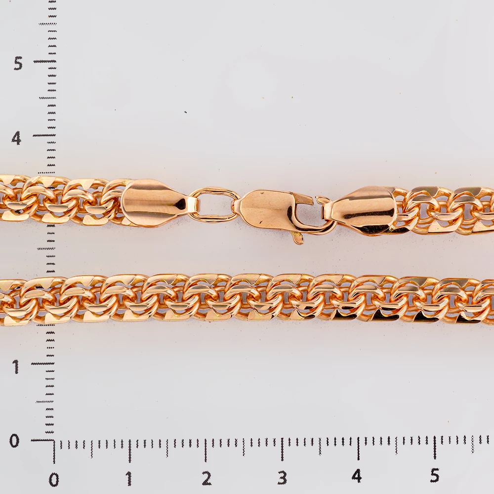 Браслет из красного золота 585 пробы