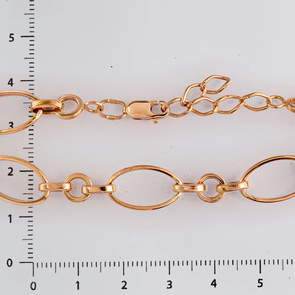 Браслет из красного золота 585 пробы