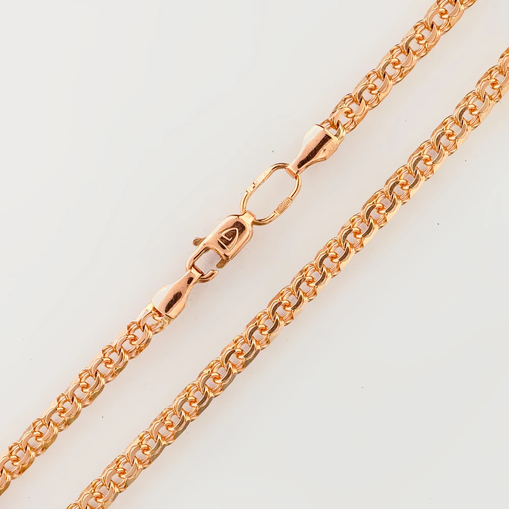 Браслет из красного золота 585 пробы