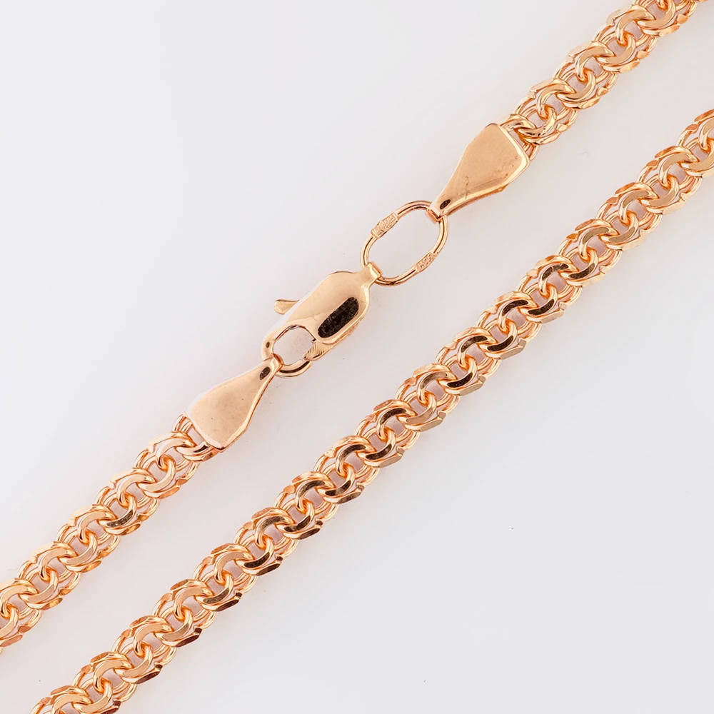 Браслет из красного золота 585 пробы