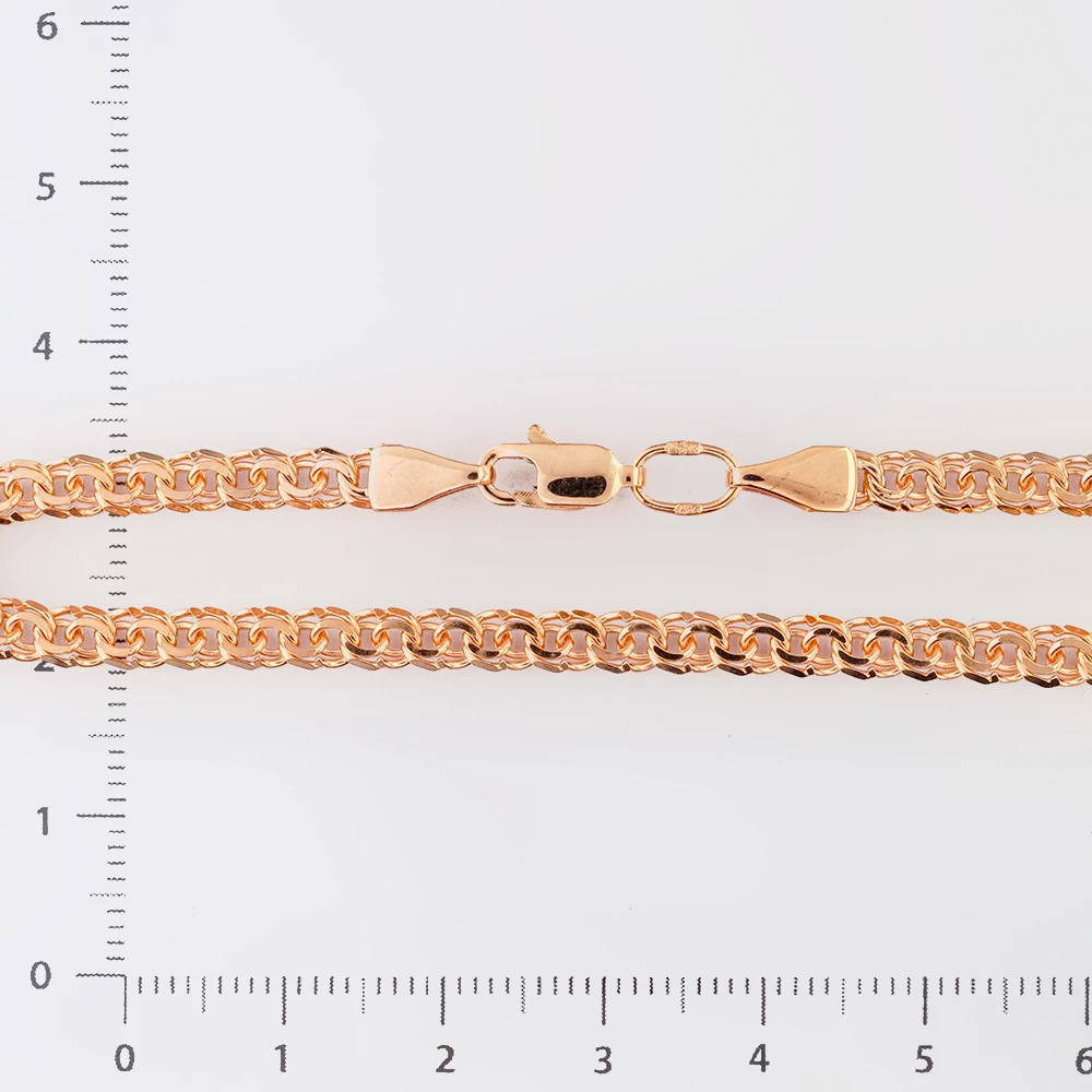 Браслет из красного золота 585 пробы