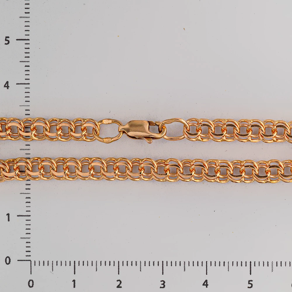 Браслет из красного золота 585 пробы