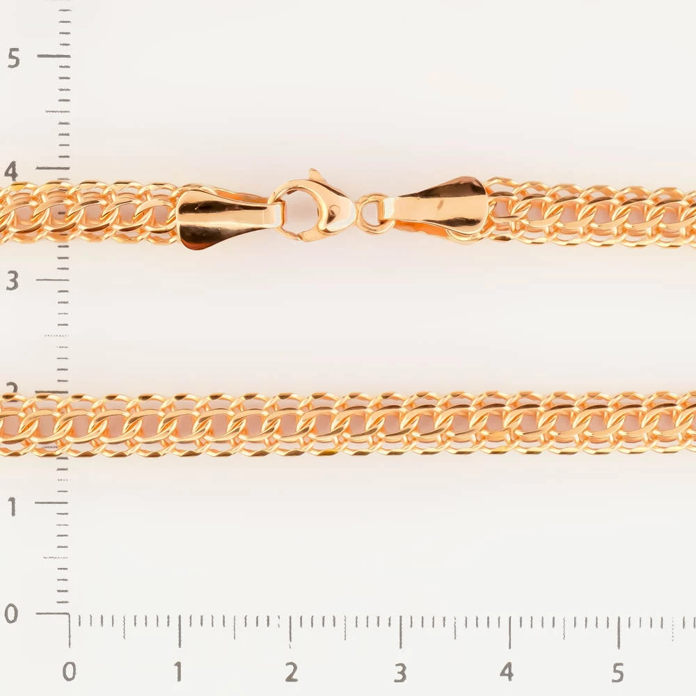 Браслет из красного золота 585 пробы