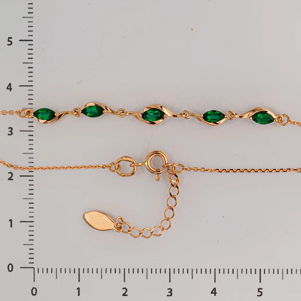 Браслет из красного золота 585 пробы