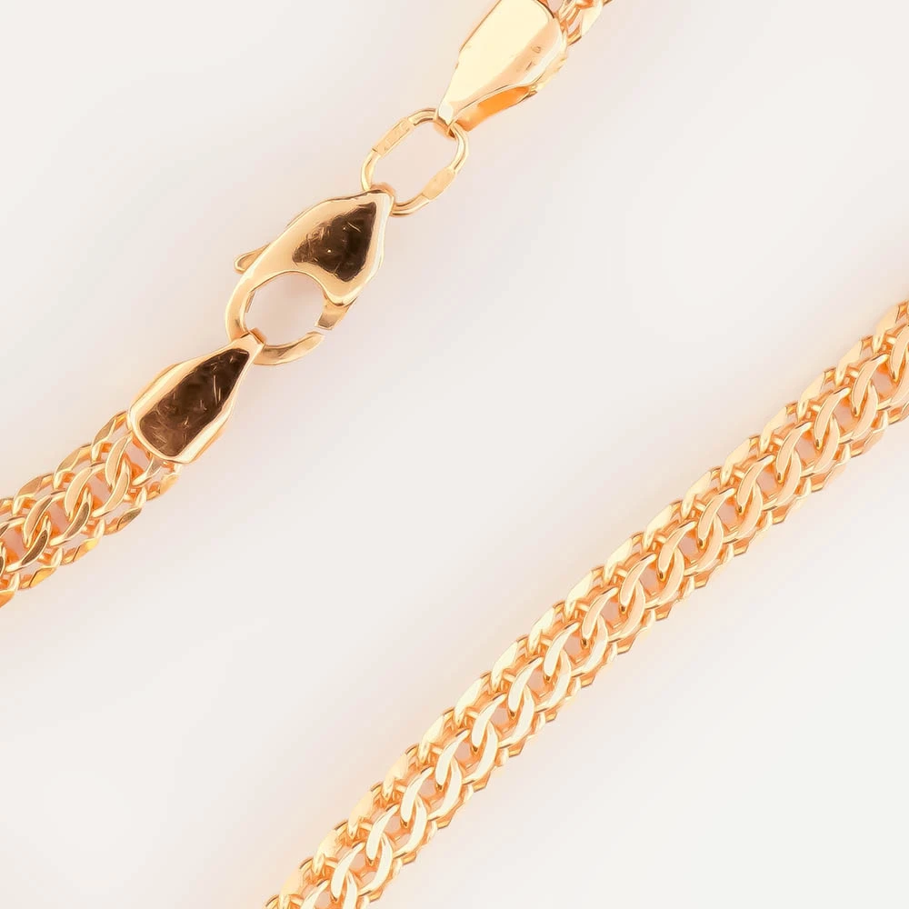 Браслет из красного золота 585 пробы