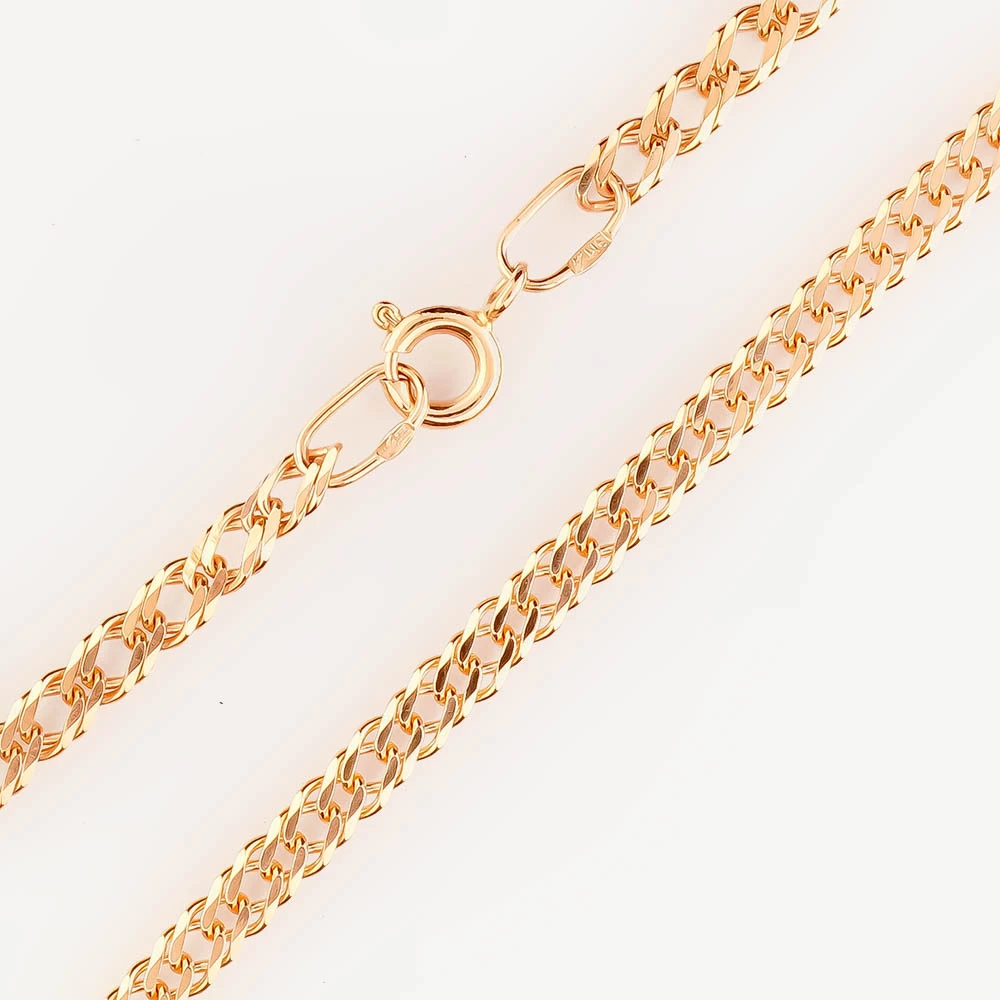 Браслет из красного золота 585 пробы