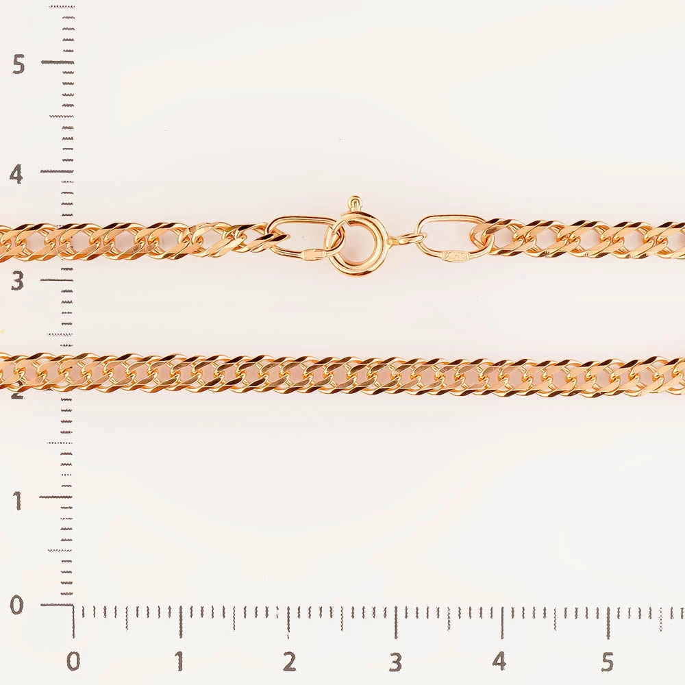 Браслет из красного золота 585 пробы