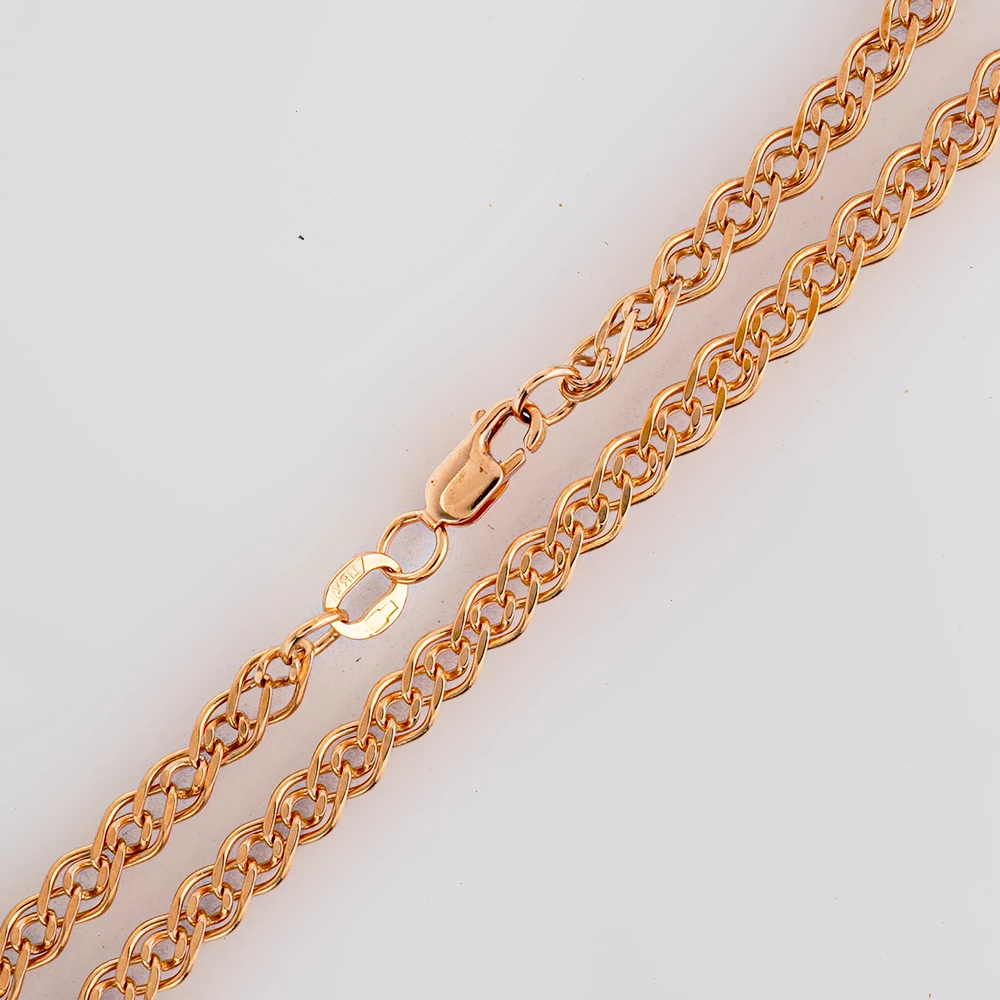 Браслет из красного золота 585 пробы