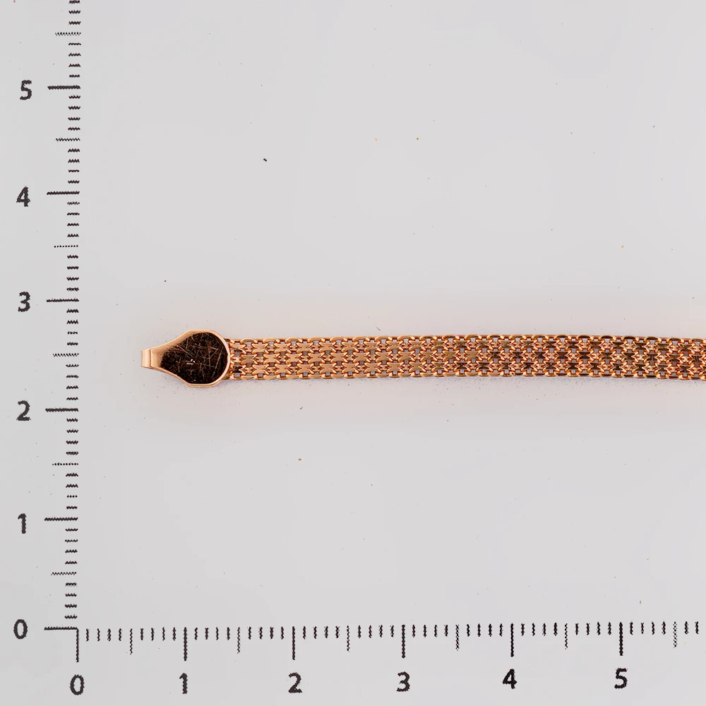 Браслет из красного золота 375 пробы