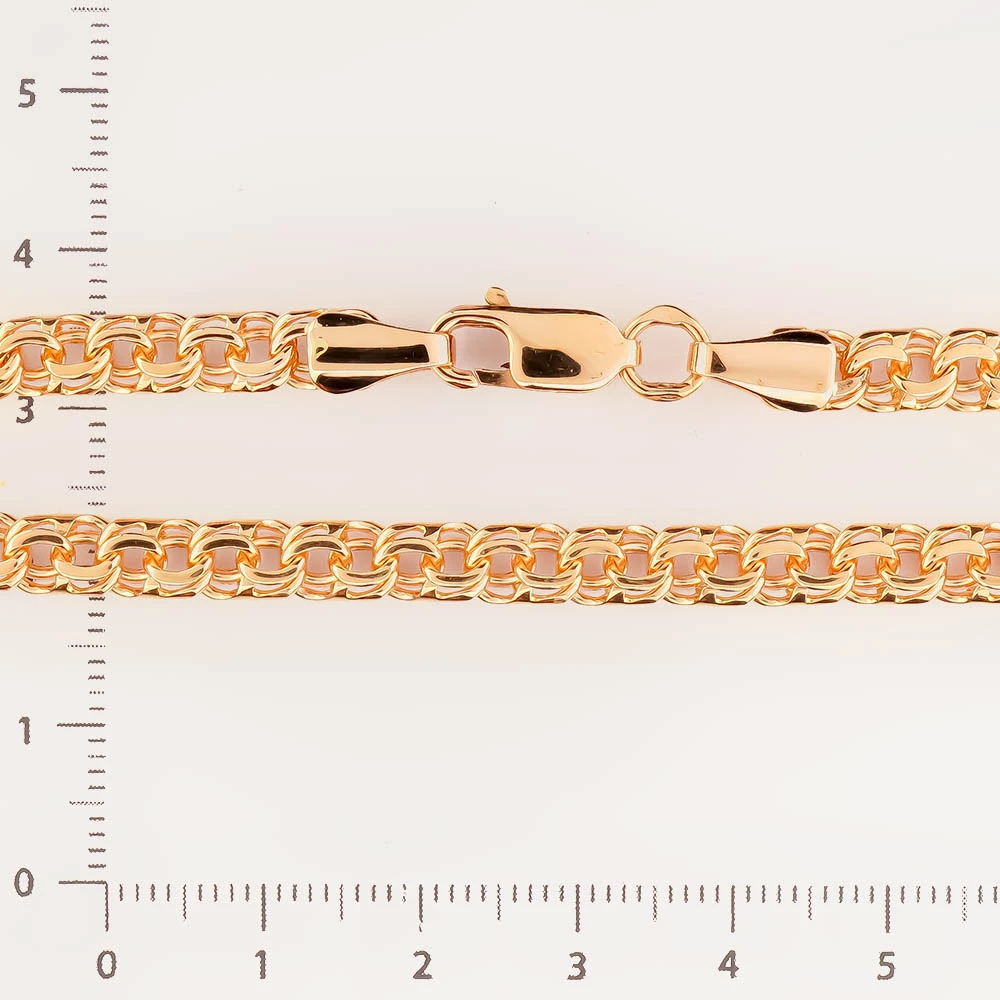 Браслет из красного золота 585 пробы