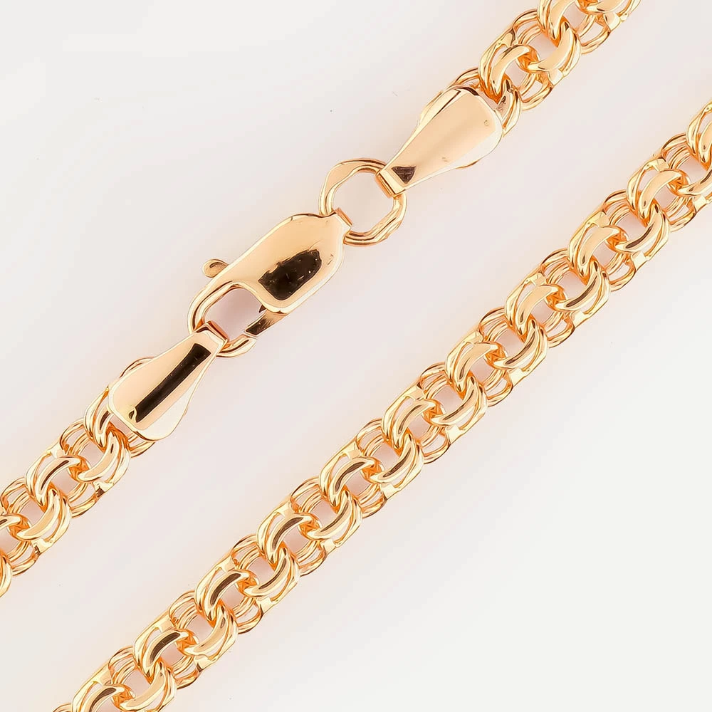 Браслет из красного золота 585 пробы