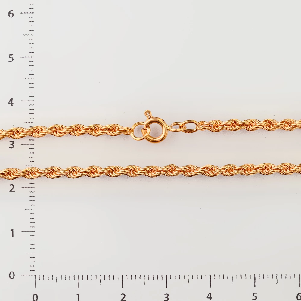 Браслет из красного золота 585 пробы