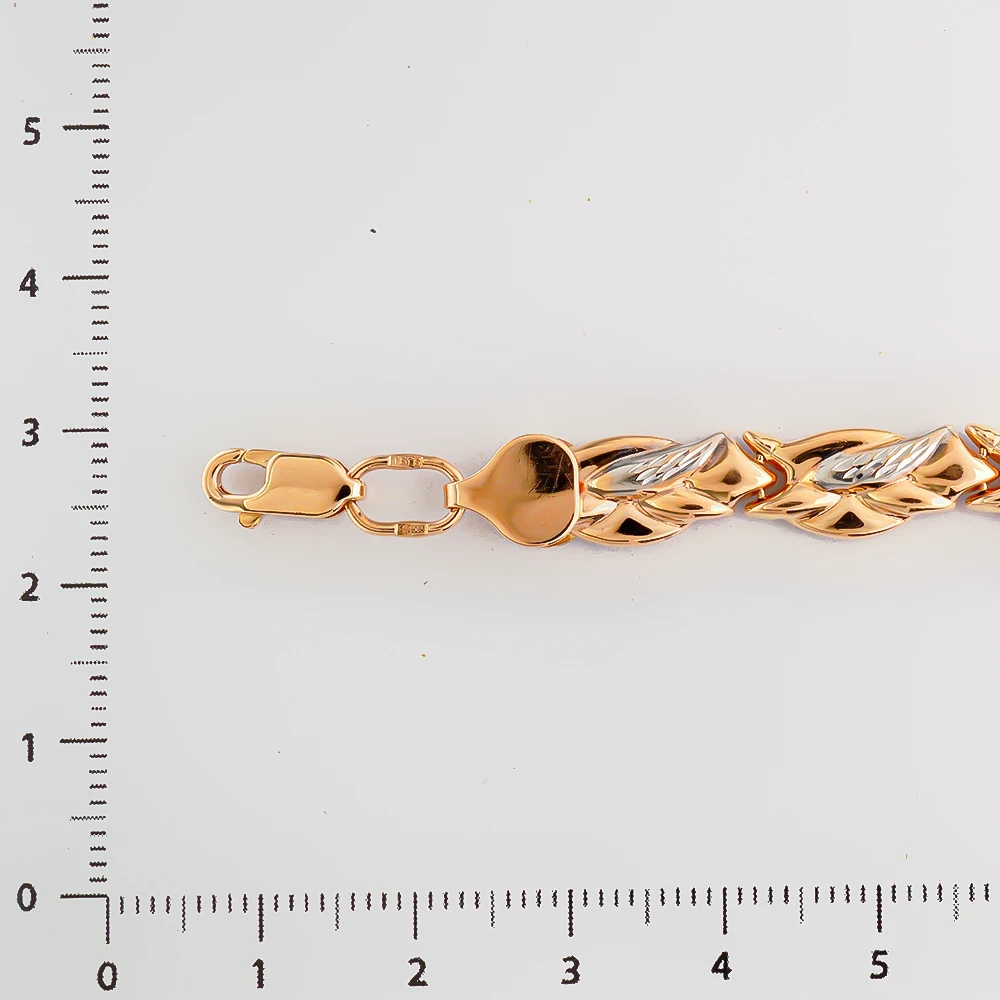 Браслет из красного золота 585 пробы