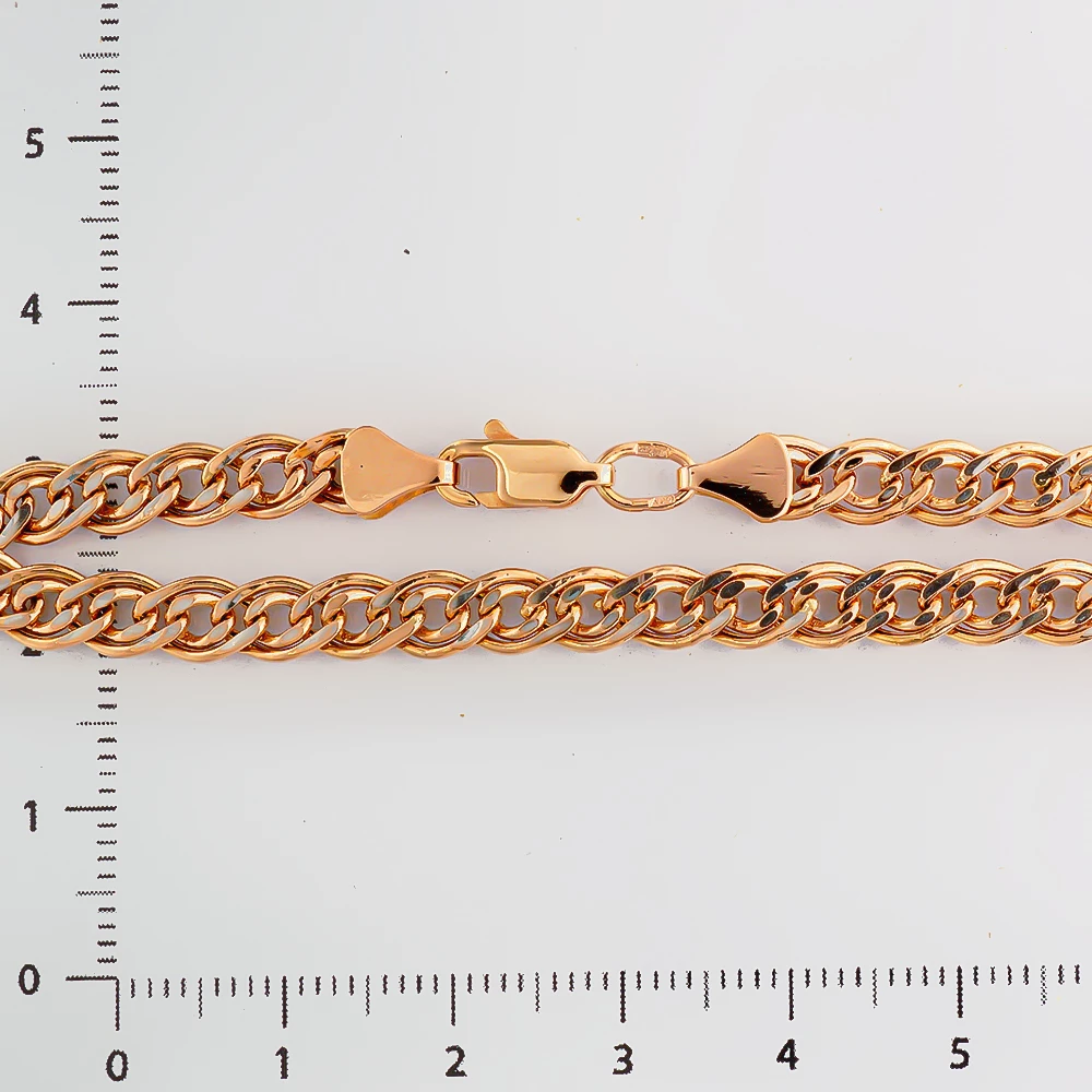 Браслет из красного золота 585 пробы