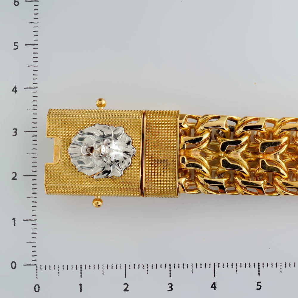 Браслет из желтого золота 585 пробы