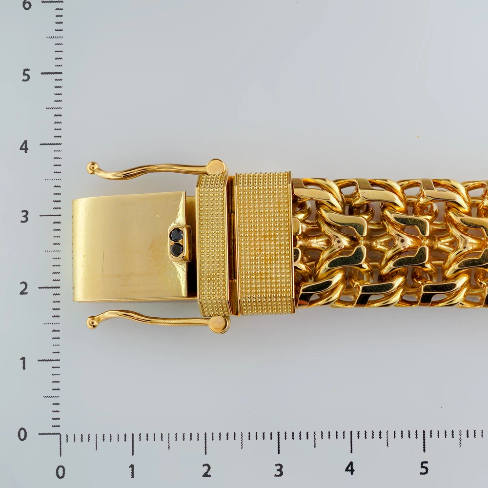 Браслет из желтого золота 585 пробы