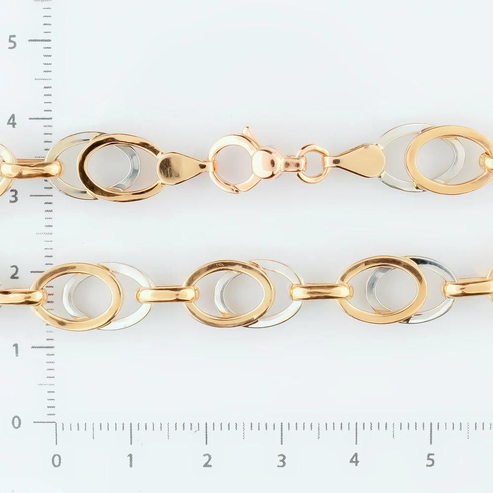 Браслет из красного золота 585 пробы