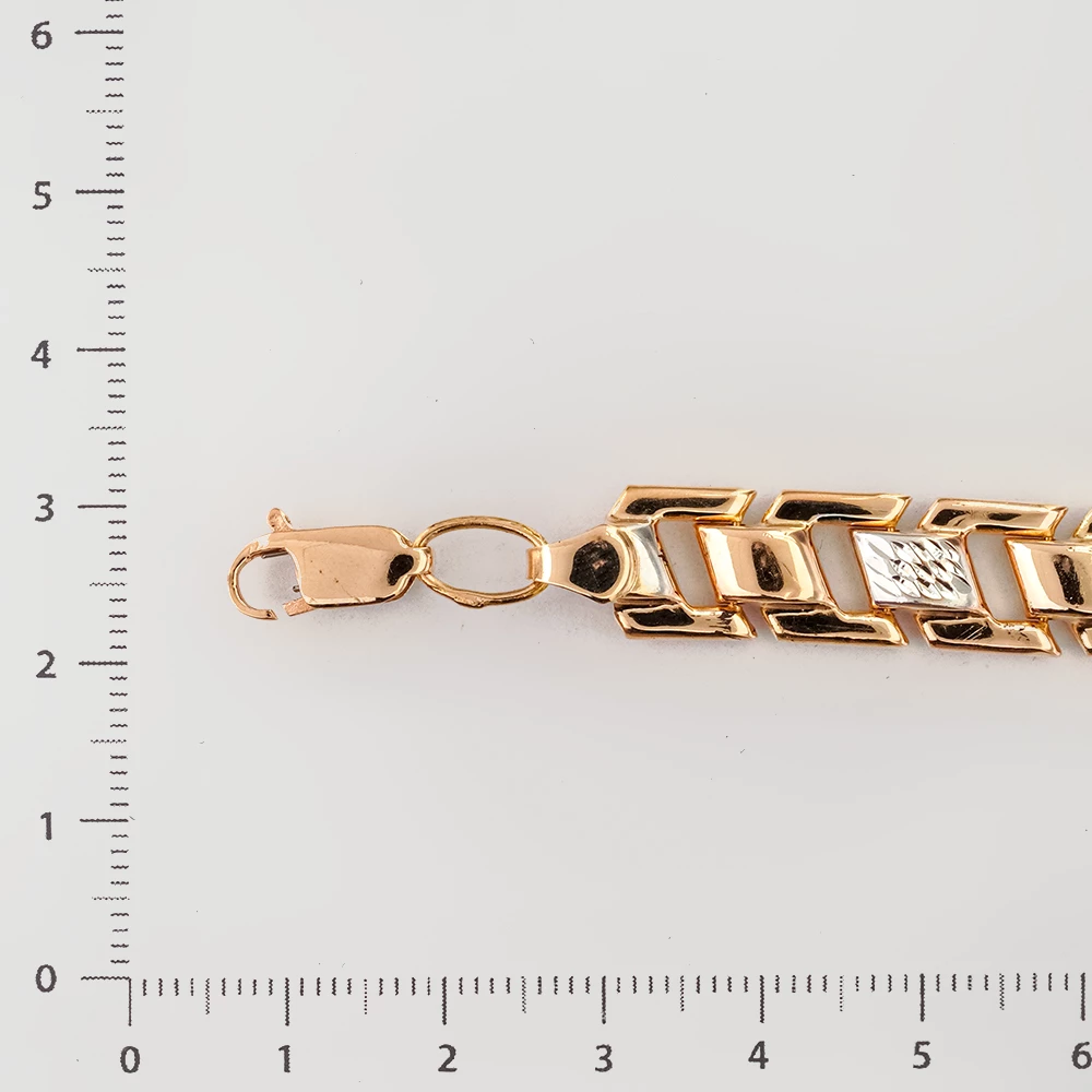 Браслет из красного золота 585 пробы