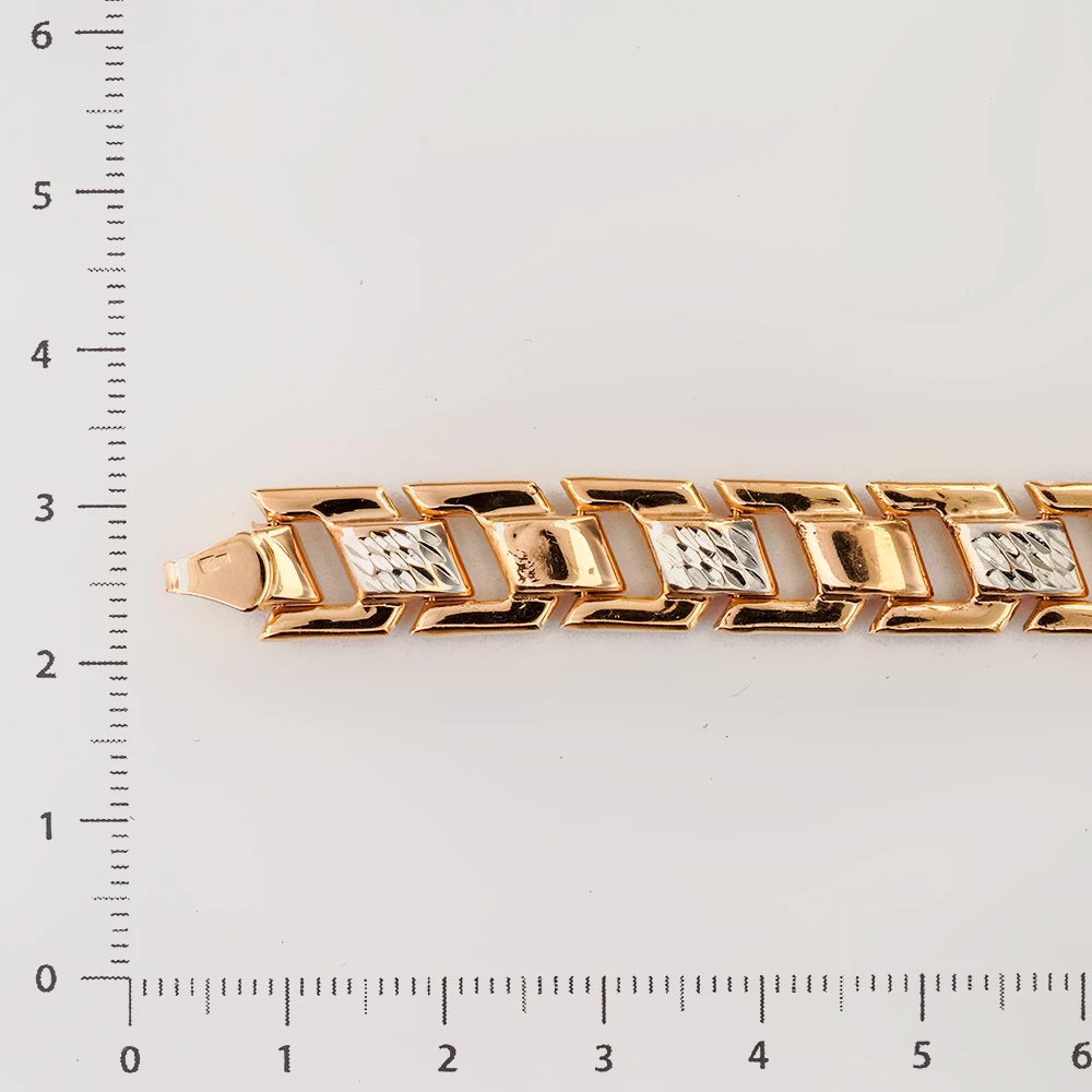 Браслет из красного золота 585 пробы