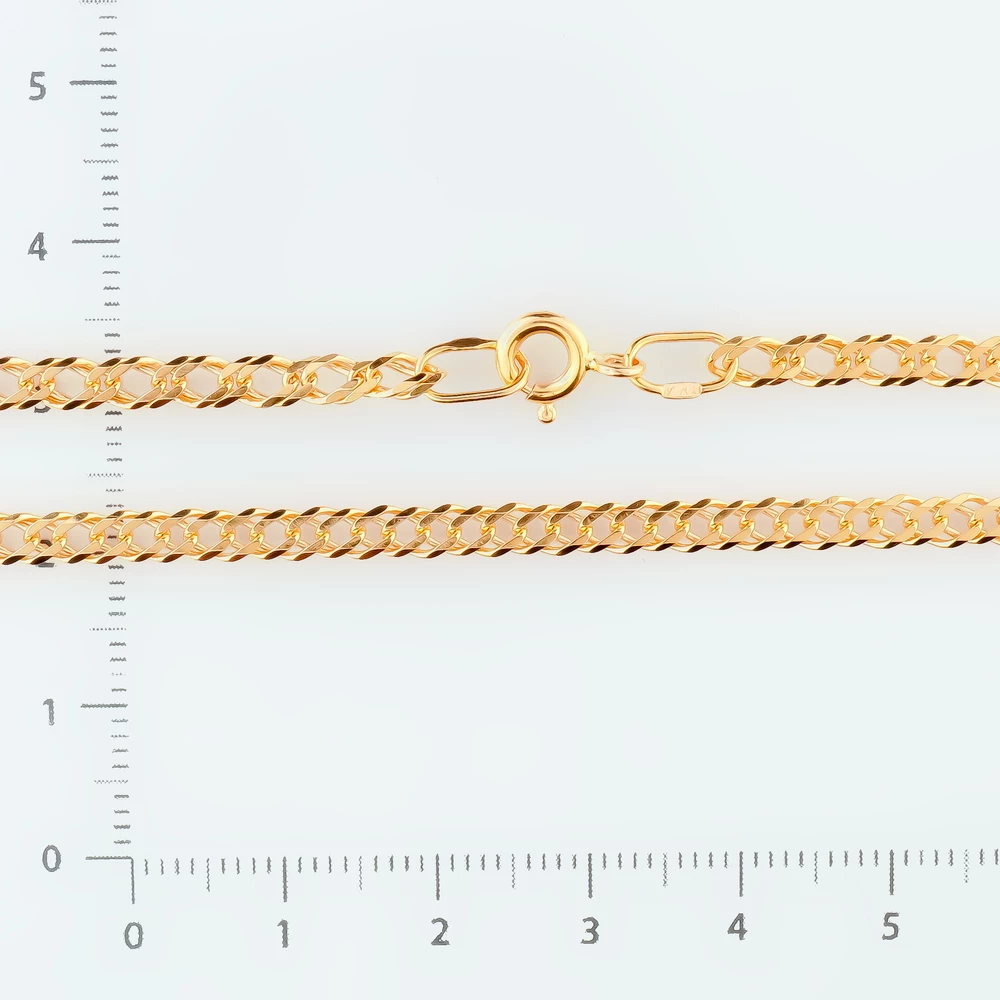 Браслет из красного золота 585 пробы